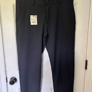 Men's Zara Melange Black Pants